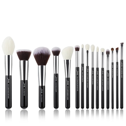 Jessup Makeup brushes 15- 25pcs Make up Brush set Professional Natural Synthetic Foundation Powder Contour Blending Eyeshadow
