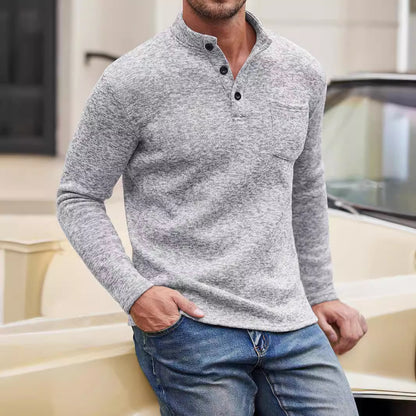 Long Sleeves Thickening Polo