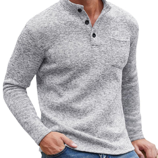 Long Sleeves Thickening Polo