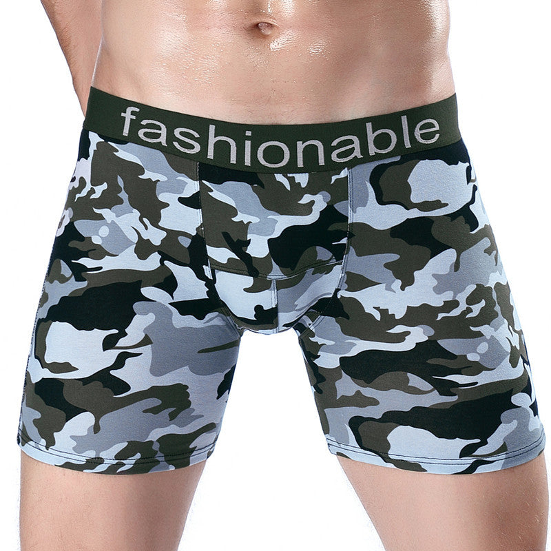 Men's Printed Cotton Boxer Briefs