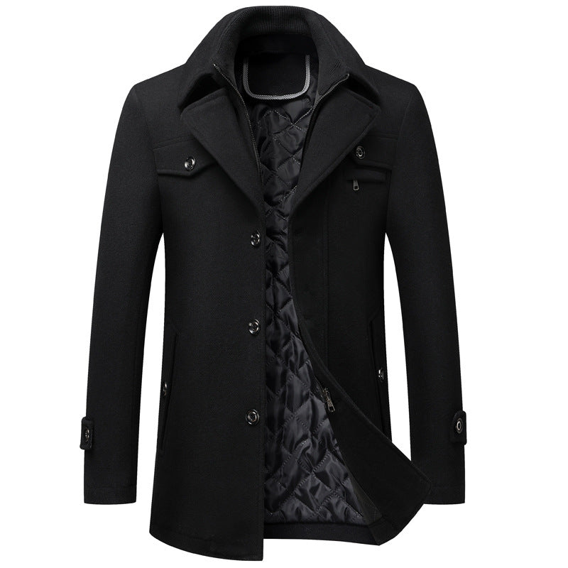 Men's  Thickened Overcoat Jacket