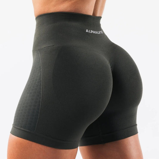 Women's High-Waisted Fitness Leggings - Moisture-Wicking Gym Shorts