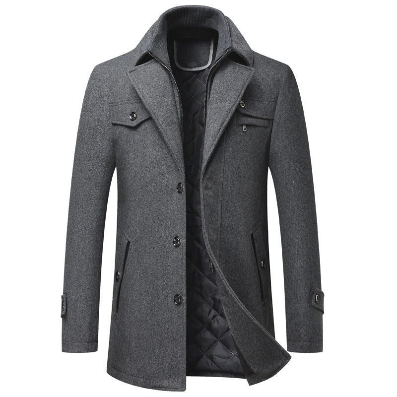 Men's  Thickened Overcoat Jacket