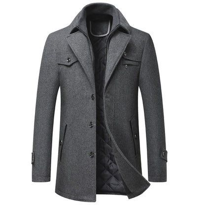Men's  Thickened Overcoat Jacket