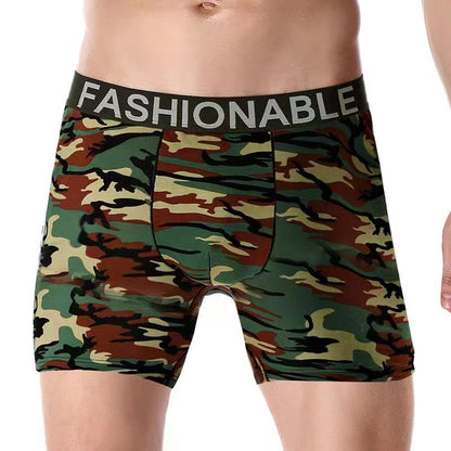 Men's Printed Cotton Boxer Briefs