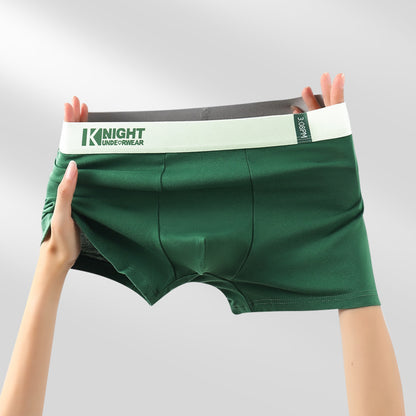 Simple Letter Men's Underwear Cotton Antibacterial Breathable Boxers