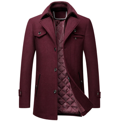 Men's  Thickened Overcoat Jacket