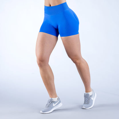 Ladies New Seamless Knitted Fitness Yoga Shorts