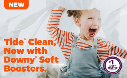Power PODs 2-in-1 Laundry Detergent Pods with Downy Soft Boosters, Lasting Freshness with April Fresh Scent, 18/45/63 Count