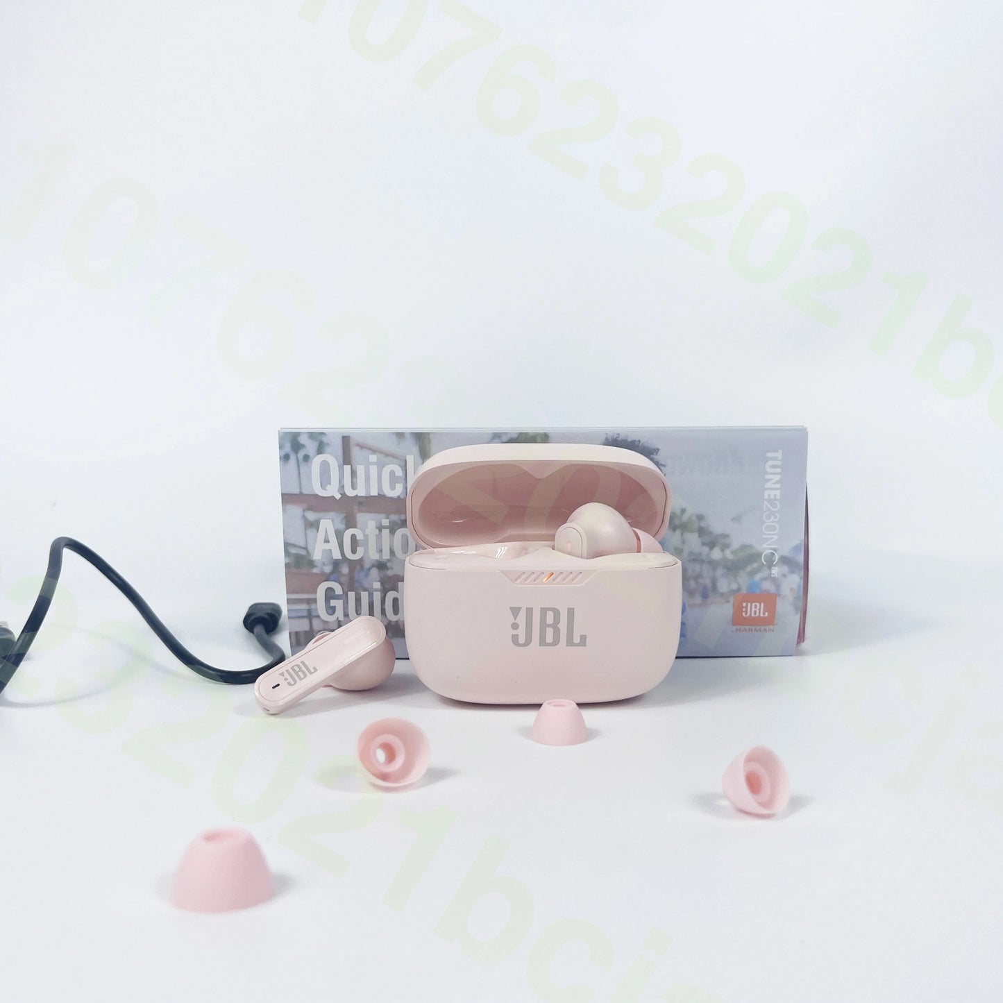 Original JBL Tune 230nc TWS Wireless Bluetooth Headset Stereo Bass Waterproof Sports Earphone with Microphone Headphone T230nc