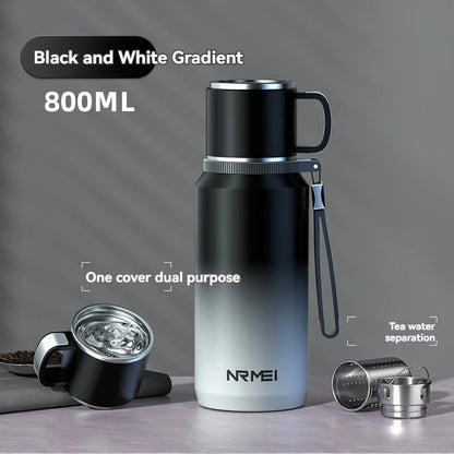 1.5L Thermos water bottle Stainless Steels Vacuum Flask Hot Coffee tea Water Heat Preservation Bottles Cold Tumbler drink