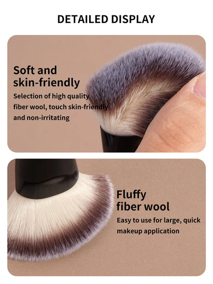 MAANGE 4pcs Dual-ended Makeup Brushes Set With Box Foundations Powder Conceal Blush for Eyeshadow Basic Brush Beginner Travel