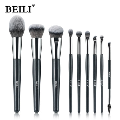 BEILI Professional Makeup Brushes Set 9/15/30 Pcs Foundation Contour Eyeshadow Blending Synthetic Hair Beauty Cosmetics Brush