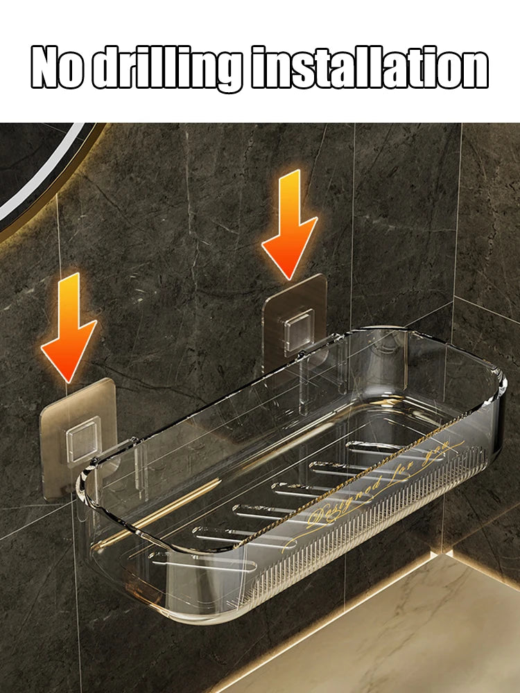 1pc Light Luxury Acrylic Storage Rack Toilet Washstand Cosmetic Storage Box Bathroom Storage Rack