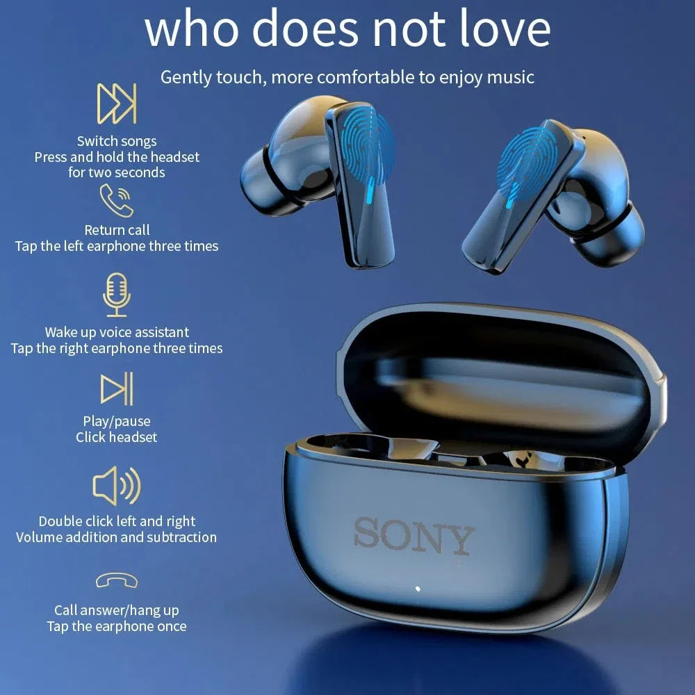 Sony TWS Headset Wireless Earphones Bluetooth Headphones Sport Stereo Fone Bluetooth Earbuds Cable For Xiaomi Huawei iPhone
