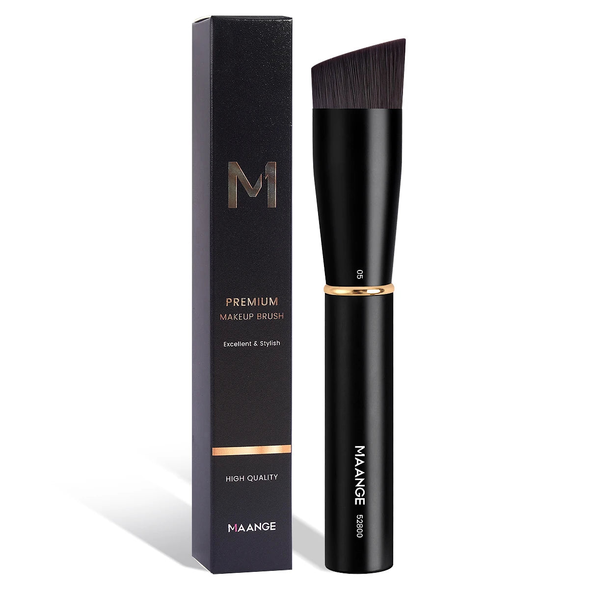 MAANGE 1pc Professional Angled Flat Makeup Brush for Foundation Brush Concealer/BB Cream/Air Cushion Makeup Accessories Gifts
