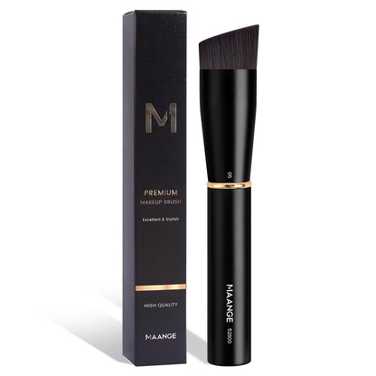 MAANGE 1pc Professional Angled Flat Makeup Brush for Foundation Brush Concealer/BB Cream/Air Cushion Makeup Accessories Gifts