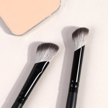 MAANGE 4pcs Dual-ended Makeup Brushes Set With Box Foundations Powder Conceal Blush for Eyeshadow Basic Brush Beginner Travel