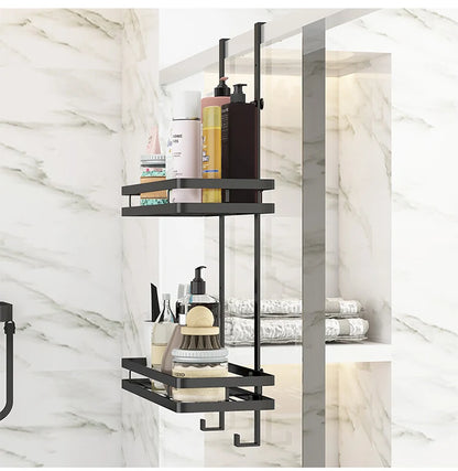 Bathroom Storage Rack No Drill Shelves Wall Mount Corner Shelf Shower Holder For WC Shampoo Organizer Bathroom Accessories