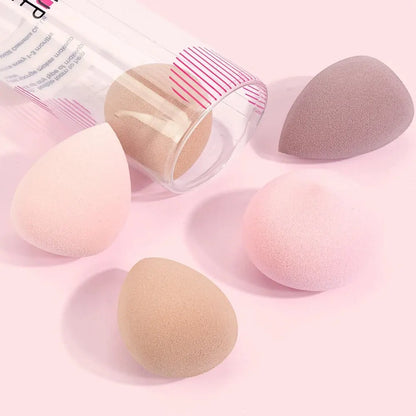 MAANGE 5PCS Makeup Sponge Blender Set Foundation Concealer Powder Cream Puff Dry&Wet Cosmetic Puff Multi-colored Beauty Sponges