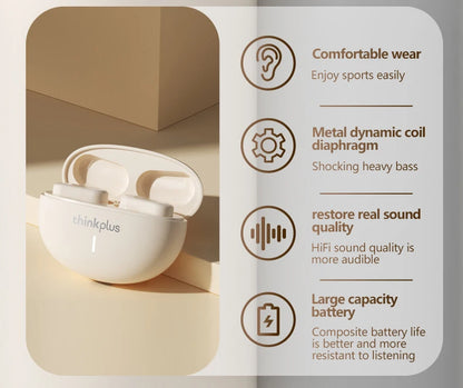 Original Lenovo LP19 Bluetooth 5.1 Earphones TWS Wireless In-Ear Earbuds Sports Headphones Dual HD Microphone Headset 2023 New