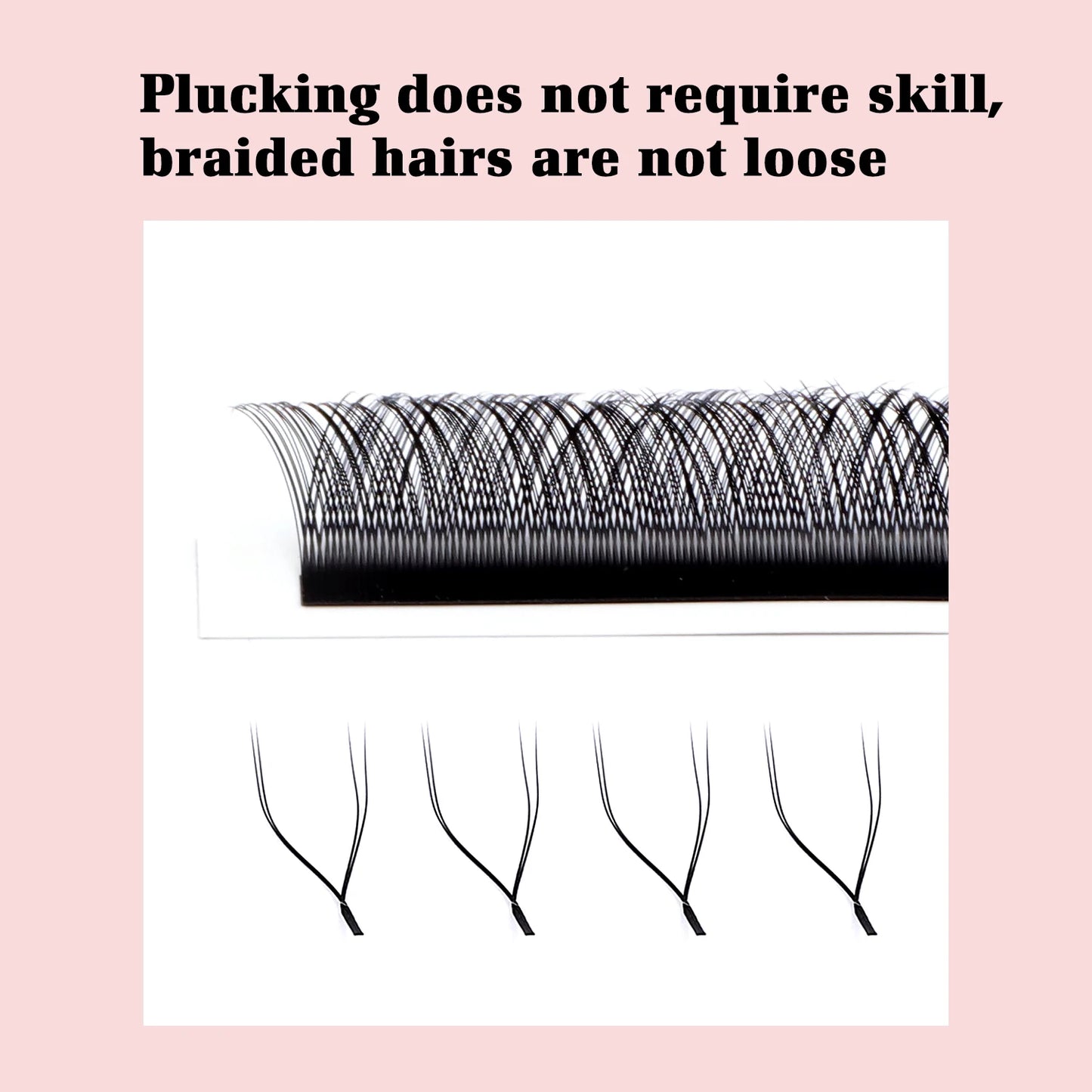 TDANCE 5 cases YY Shape Eyelashes Extension Double Tip soft Lashes Eyelash Cilios Mesh Soft Faux Mink YY Lashes Two Tip Y Lashes