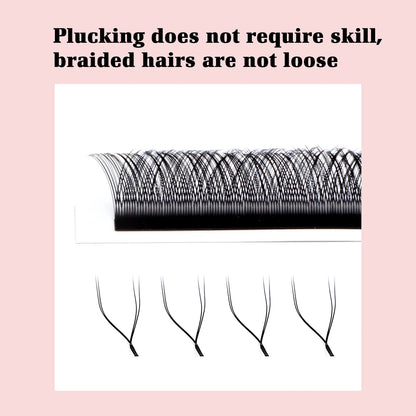 TDANCE 5 cases YY Shape Eyelashes Extension Double Tip soft Lashes Eyelash Cilios Mesh Soft Faux Mink YY Lashes Two Tip Y Lashes
