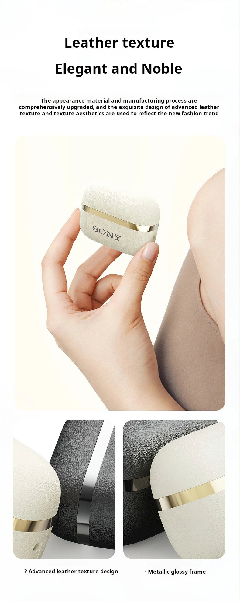 Original Sony Wireless Earbuds Bluetooth Earphones 5.3 TWS Headset Touch Control Sports Gaming Headphones with ENC Mic Noise
