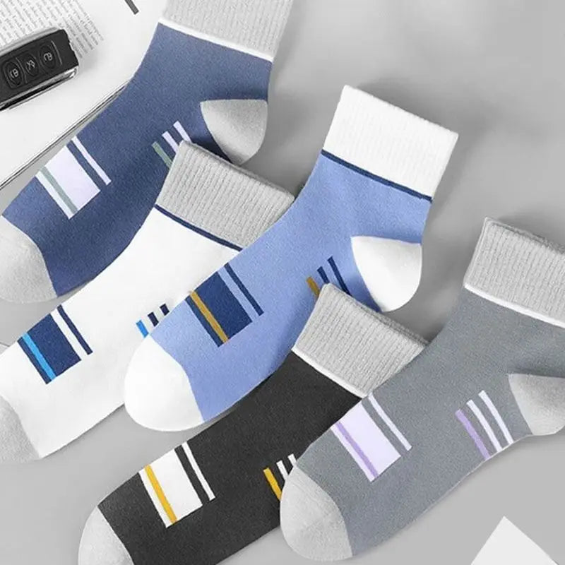 6Pairs Men Socks Breathable Cotton Sports Stockings Men Socks Comfortable Sweat Absorption Deodorant Business Sox High Quality
