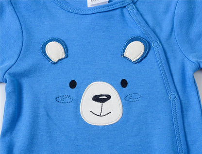 3/4 Pcs  Kavkas Baby Boy Rompers Newborn Cotton Girls Clothes Long Sleeve Summer Soft Jumpsuit O-neck 0-12m Onesie Clothing