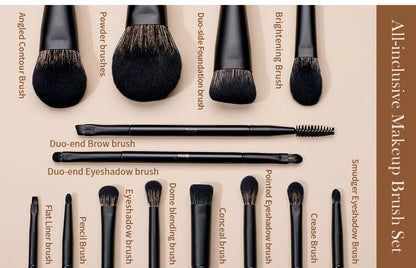 Jessup Makeup Brushes Set,10-14pcs Make Up Brush Contour Foundation Powder Eyeshadow Highlight Blending Concealer Liner T336