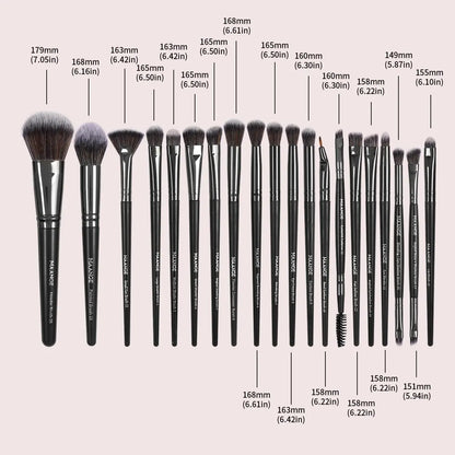 MAANGE 20Pcs Professional Makeup Brushes Set Foundation Concealer Eyeshadow Blush Brush Blending Beauty Tools with Portable Box