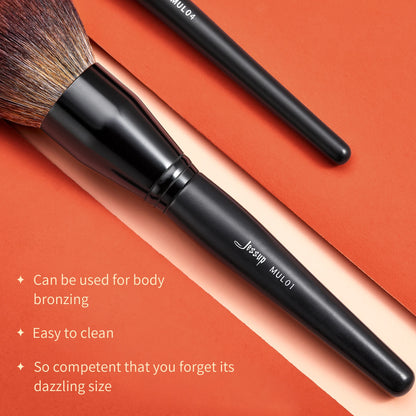 Jessup Powder Brush Makeup Large Finishing Mineral Powder Brush,Vegan Flawlessl Face Brush makeup for Powder&Blush&Bronzer MUL01