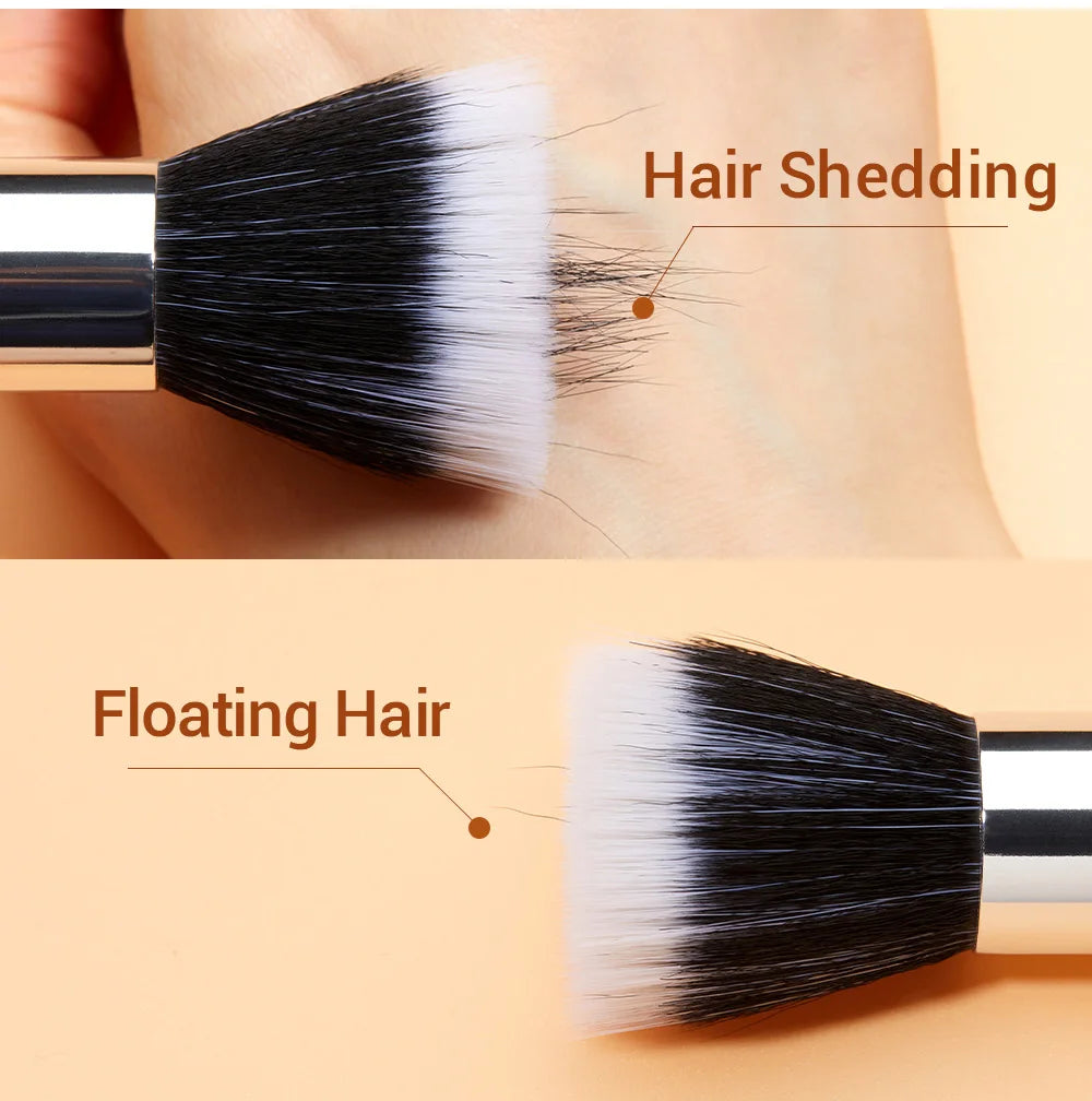 Jessup Professional Makeup Brushes Set 25pcs Natural-Synthetic Foundation Powder Eyeshadow Make up Brush Blushes Black T155