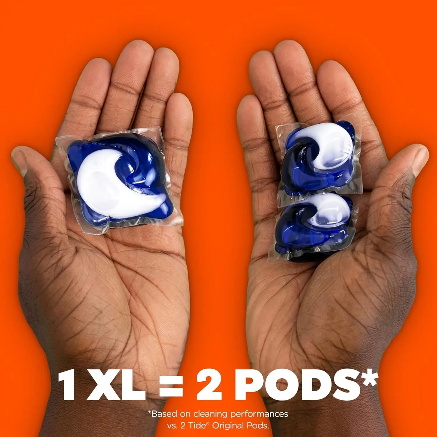 Power PODs 2-in-1 Laundry Detergent Pods with Downy Soft Boosters, Lasting Freshness with April Fresh Scent, 18/45/63 Count