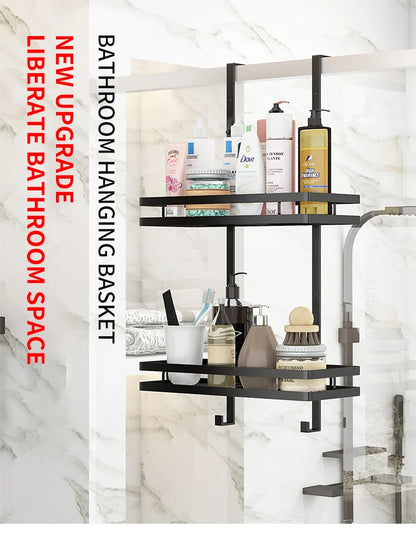 Bathroom Storage Rack No Drill Shelves Wall Mount Corner Shelf Shower Holder For WC Shampoo Organizer Bathroom Accessories