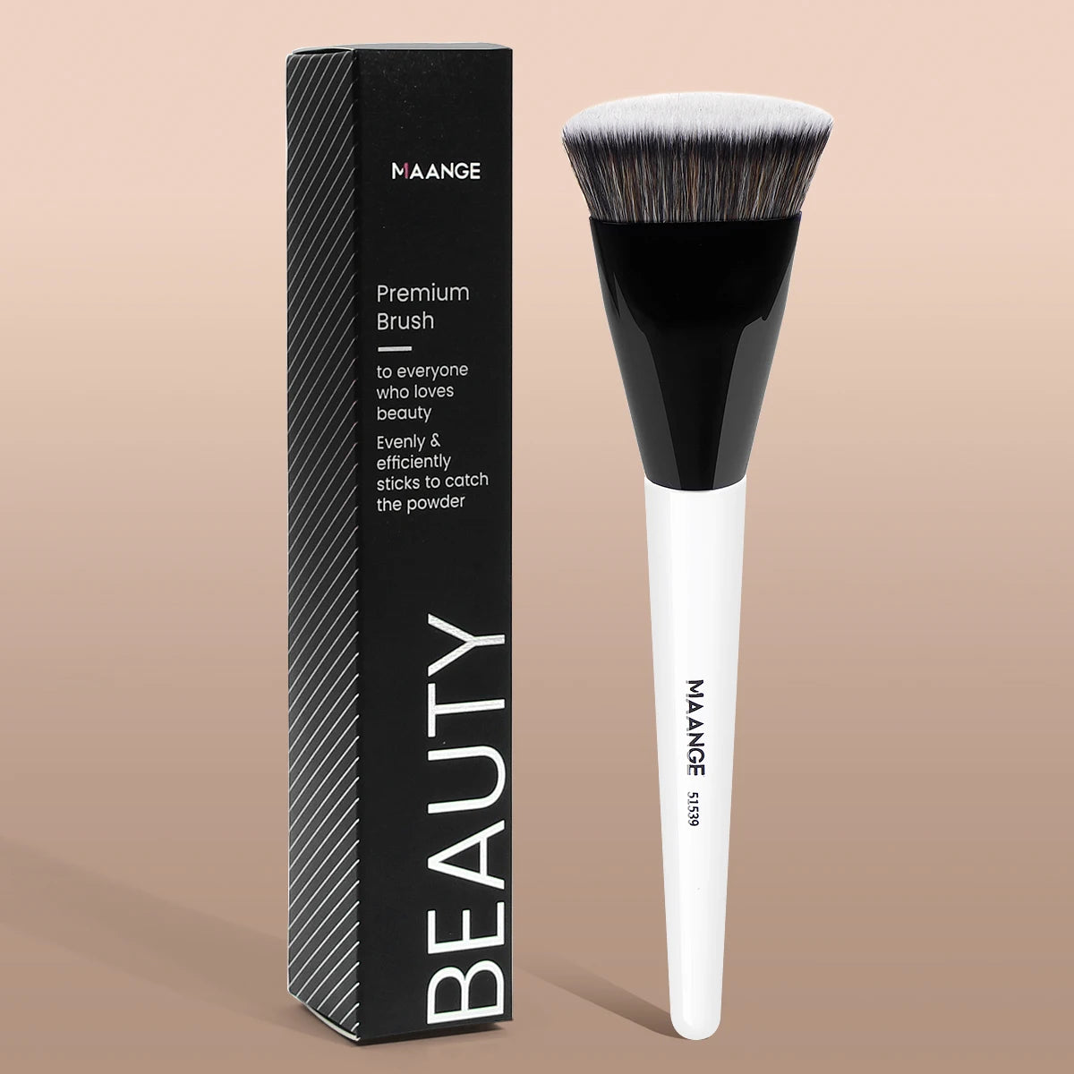 MAANGE Foundation Concealer Makeup Brushes Angled Brush Flat Top Brush Triangle Brush for Liquid Cream Blending Cosme
