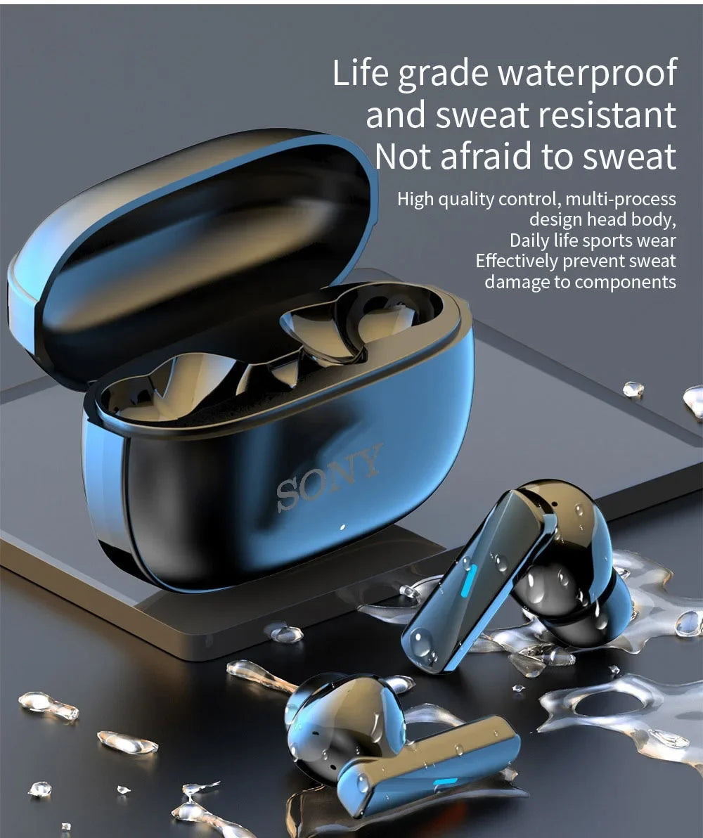 Sony TWS Headset Wireless Earphones Bluetooth Headphones Sport Stereo Fone Bluetooth Earbuds Cable For Xiaomi Huawei iPhone