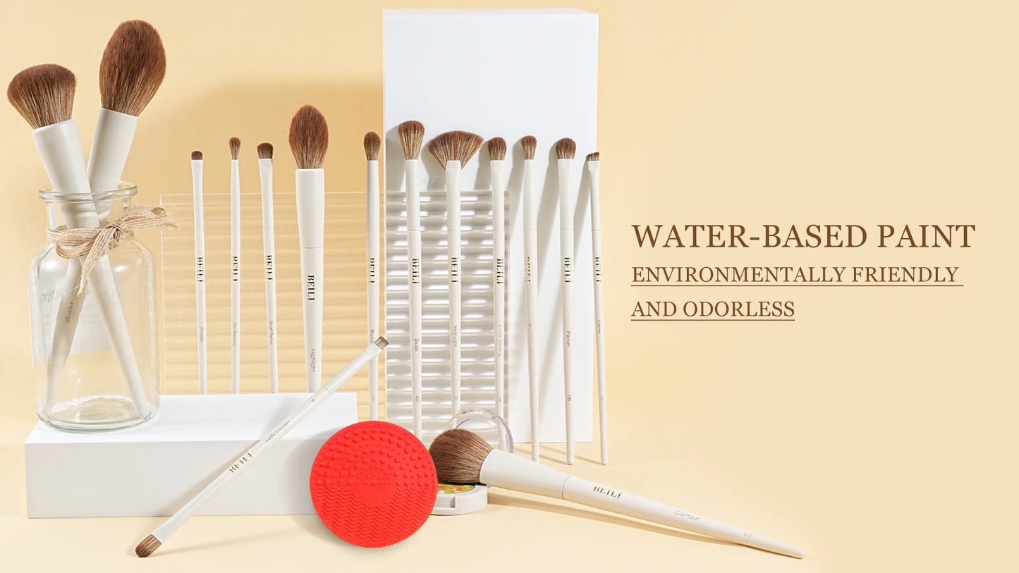 BEILI Professional Makeup Brushes Set 9/15/30 Pcs Foundation Contour Eyeshadow Blending Synthetic Hair Beauty Cosmetics Brush