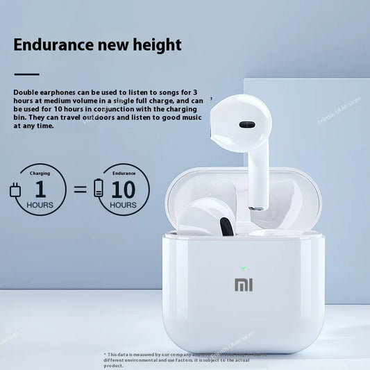 4Pcs Xiaomi Bluetooth Wireless Earphones Sleek Design Sound Quality Long Battery Life Comfortable Fit for All-Day Listening
