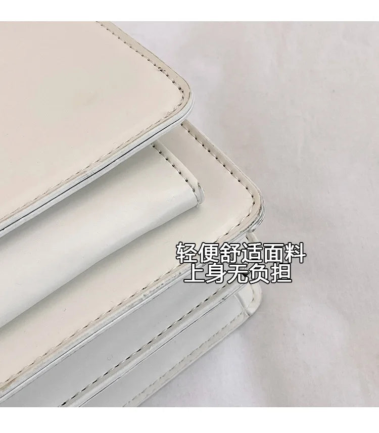 2025 Best Selling Luxury Women's Chain Crossbody Bag - Spacious Square Shoulder Bag With Phone Compartment For Commuters