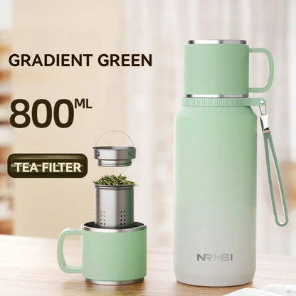 1.5L Thermos water bottle Stainless Steels Vacuum Flask Hot Coffee tea Water Heat Preservation Bottles Cold Tumbler drink
