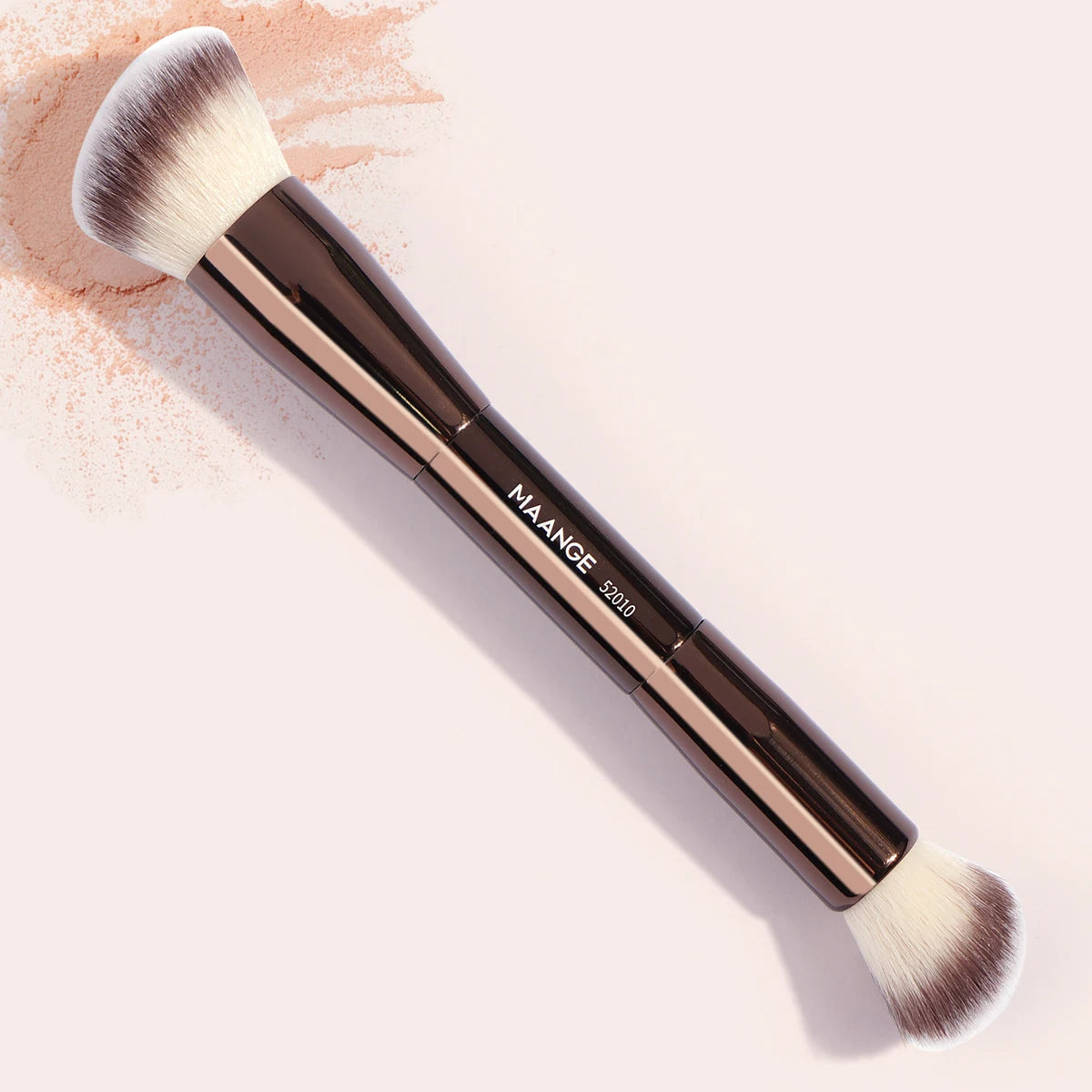 MAANGE 1PCS Double Ended Foundation Brush Contour Sculpting Brush Powder Blush Brush Makeup Brushes Cosmetic Tools Facial Brush