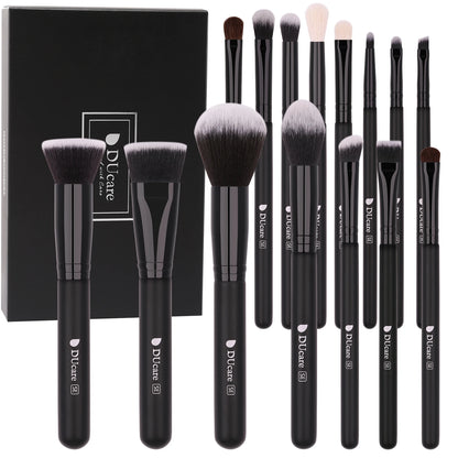 DUcare Professional Makeup Brushes Set 15-32Pcs Makeup Brush Set Synthetic Foundation Powder Blush Eyeshadows Highlighter Brush