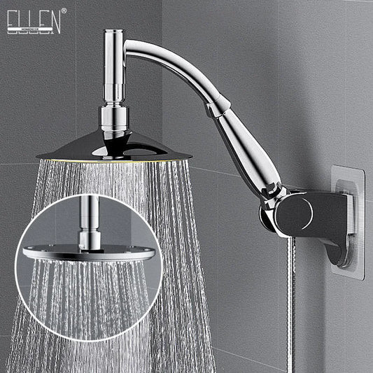 Bathroom 6 ”8 inch shower head ABS Chrome shower head water saving bathroom rain spa square handheld ELA087-1