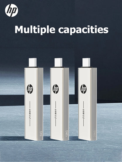 HP Type C Flash Drive 64GB 128GB 256GB 2 in 1 OTG USB3.2 Dual Use USB Flash Drive for Computer Mobile Phone Mini PC