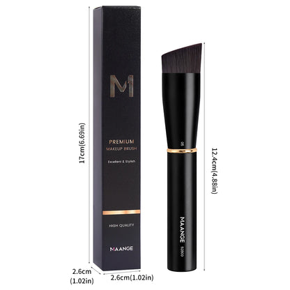 MAANGE 1pc Professional Angled Flat Makeup Brush for Foundation Brush Concealer/BB Cream/Air Cushion Makeup Accessories Gifts