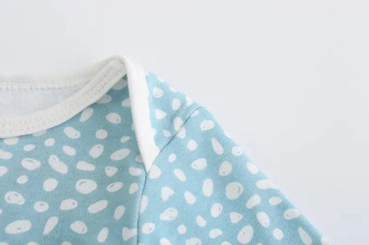 Kiddiezoom 3 Pcs Newborn Cartoon Long Sleeve 100%cotton Baby Boy Girl Bodysuit Soft Infant Onesies Clothes