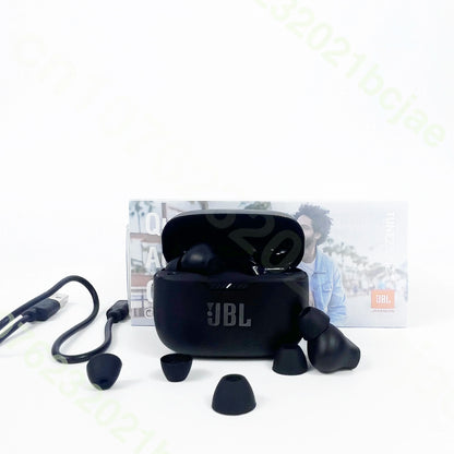 Original JBL Tune 230nc TWS Wireless Bluetooth Headset Stereo Bass Waterproof Sports Earphone with Microphone Headphone T230nc