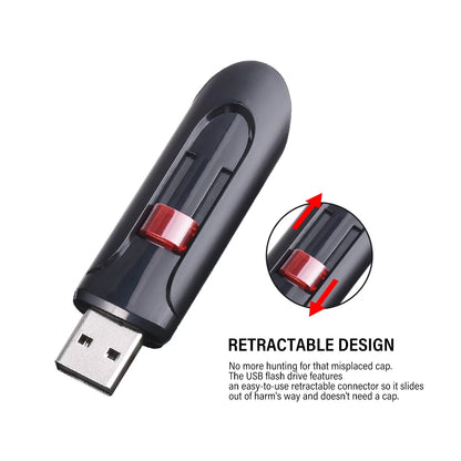 Red logo High Speed USB Flash Drive Usb Memory Stick USB 2.0 PenDrive 64GB 32GB 16GB Usb Flash Drives Memory Disk 128GB USB